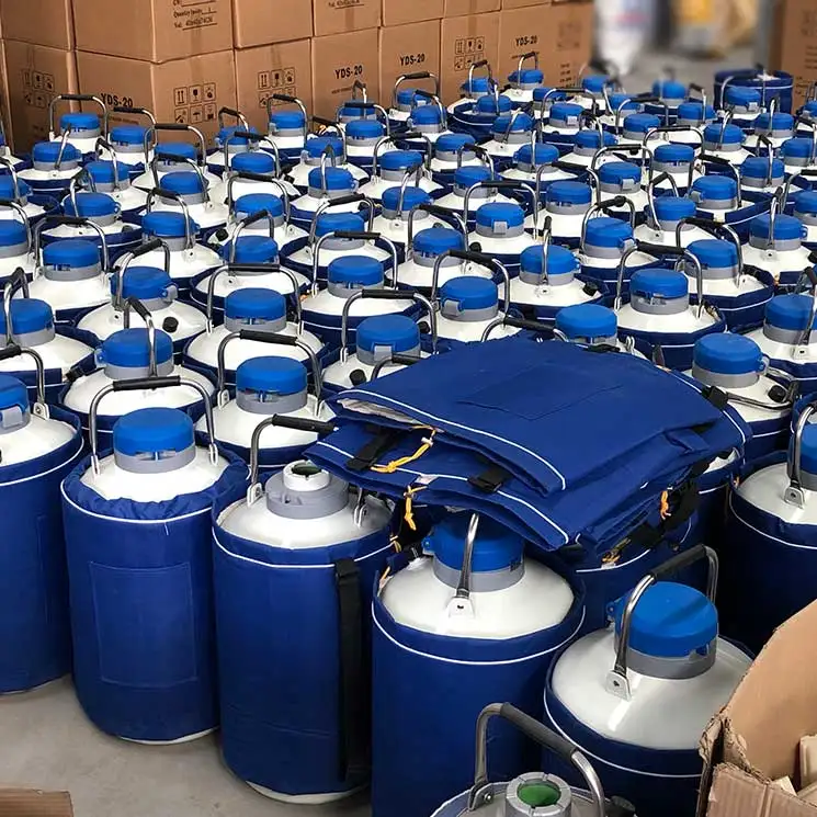 2L Cryogenic Liquid Nitrogen Dewar - YDS-2 Semen Tank for Artificial Insemination