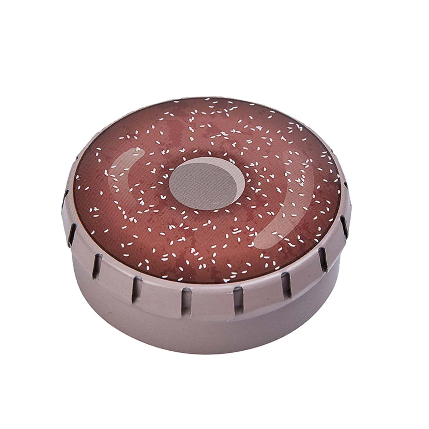 5PC Mixed Cartoon Elastic Crackling Iron Box Mini Round Tin Medicine Storage Box Portable Solid Balm Organizer Box Jewelry Case