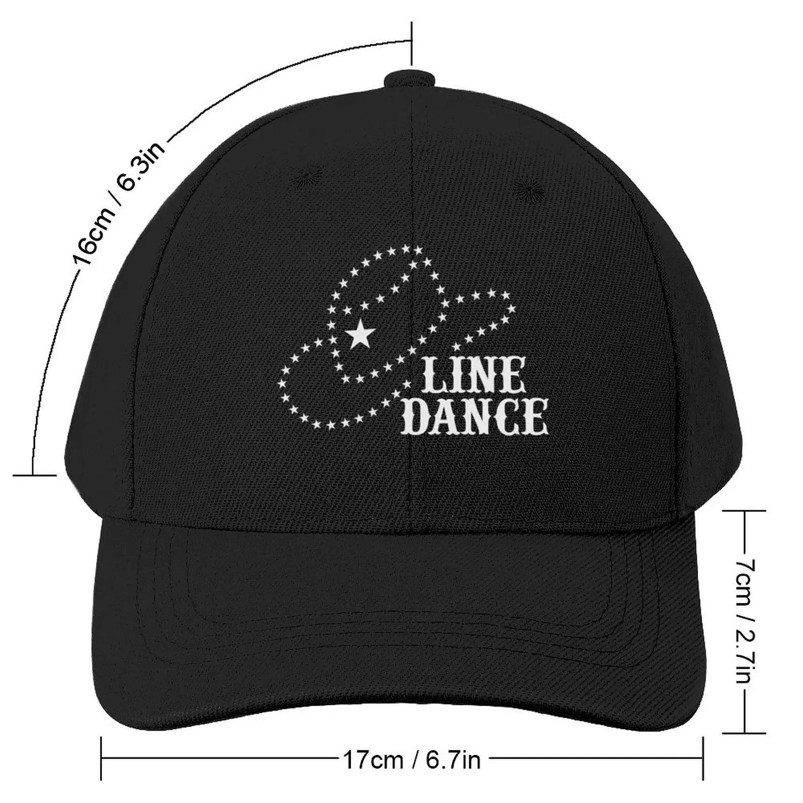 LINE DANCE STERNENHUT, BY SUBGIRL Baseball Cap Snap Back Hat hard hat For Girls Men's