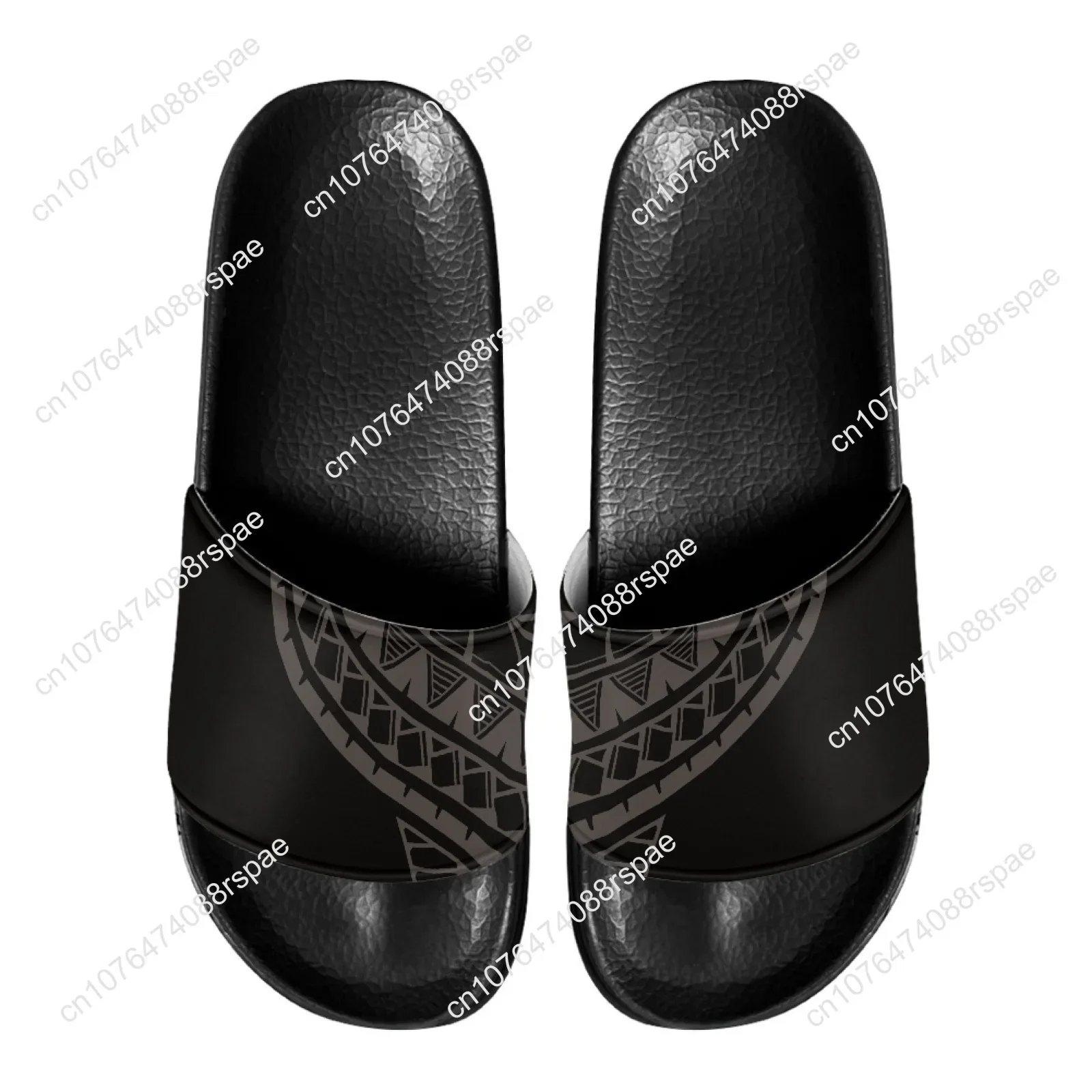 Polynesische Tribale Samoan Totem Tattoo Samoa Prints Mannen Buiten Slippers Zomer Strand Sandalen Dikke Zool Antislip Glijbanen Binnen