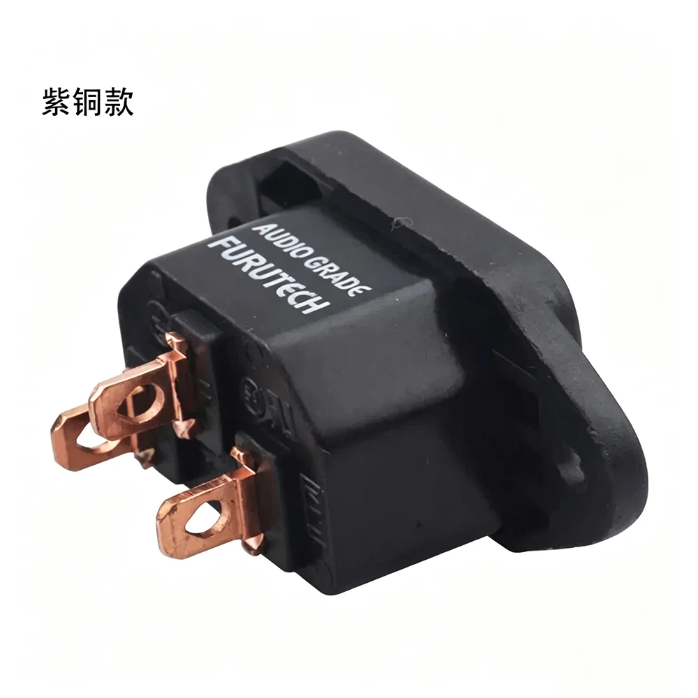 3pcsFurukawa FI-06(G) IEC Inlet Socket 3-pin Welded Edition copper Gold-plated HIFI Power MATIHUR AC without packing box