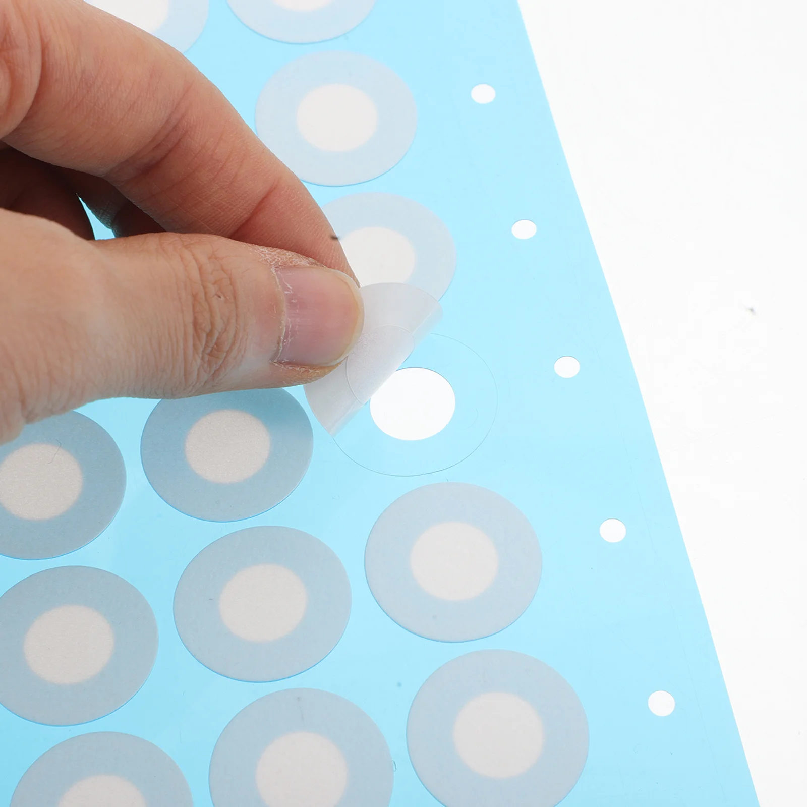 72 Discos de Filtro para Cultivo de Hongos, Membrana Transpirable Adhesiva para Tapas de Frascos de Boca Ancha, Suministros de Micología, Filtro de Laboratorio