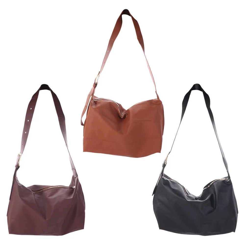 Vintage travesseiro design boston crossbody saco clássico casual couro bolsa de ombro com zíper à prova dwaterproof água bolsa feminina senhora