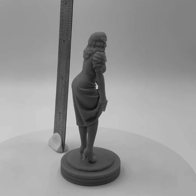 Figura de resina a escala 1/24, modelo de soldado Sexy, agente Carter, regalo de juguete Diy, sin montar y sin colorear, envío gratis, 75mm