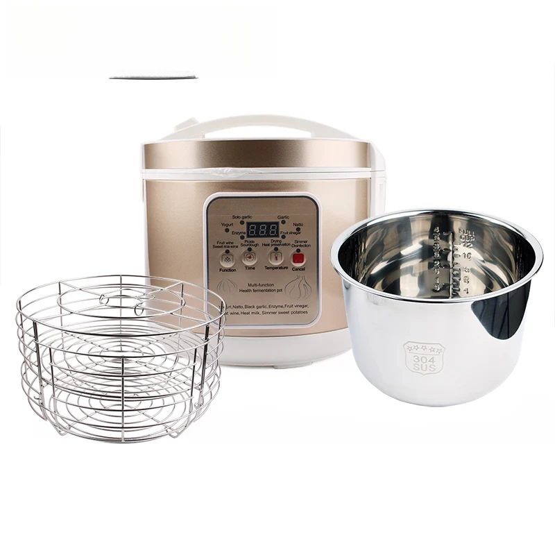 Black Garlic Fermenter Electric Smart Fruit Enzyme Garlics Fermentation Machine Automatic Zymolysis Pot Natto Yogurt Maker EU US