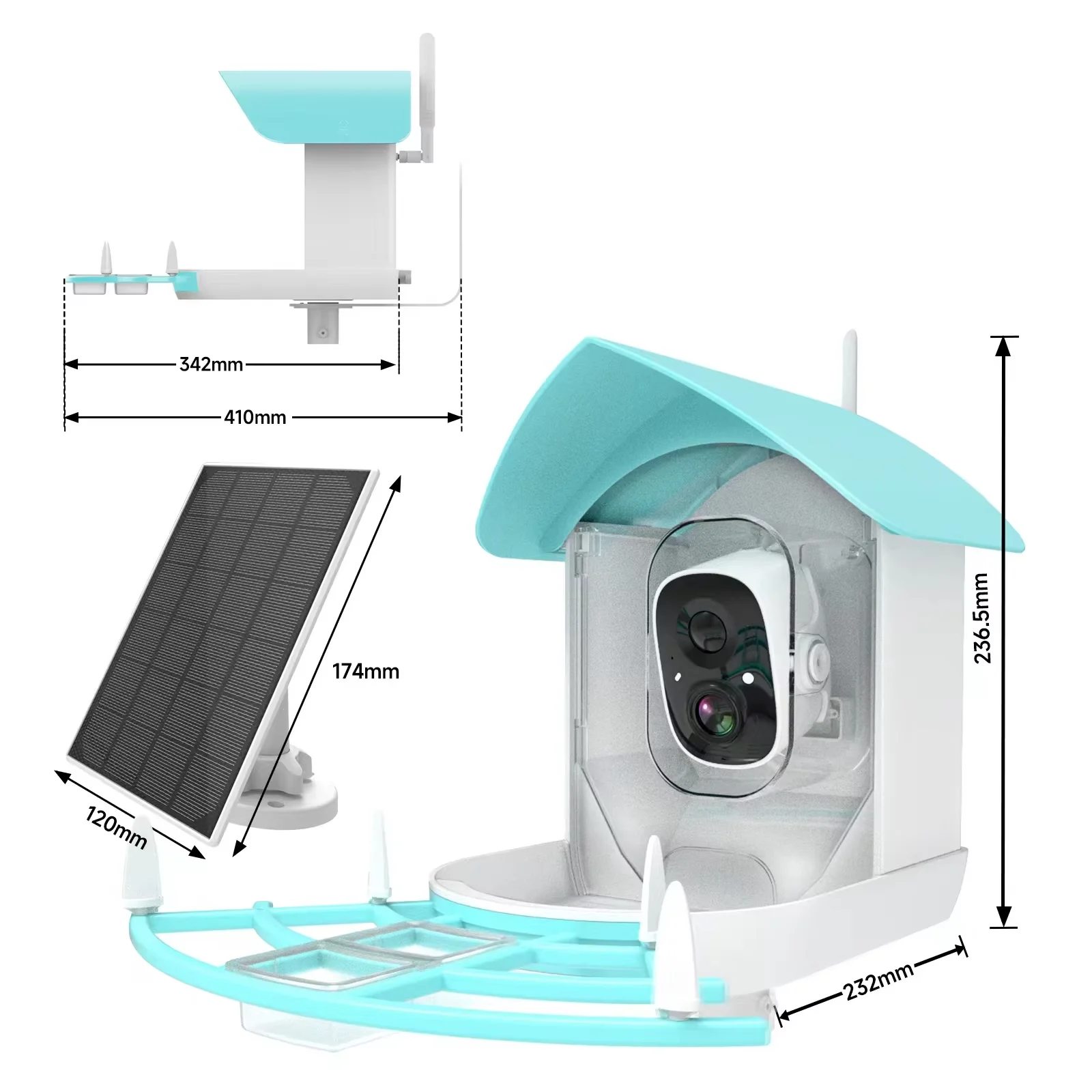 AI Bird Recognition Waterproof - đánh giá và giá Smart Bird Feeder Camera