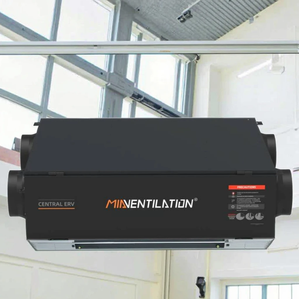 800m3/h VMC نظام تهوية الهواء النقي ذو التدفق المزدوج استعادة الحرارة ارتفاع ضغط توفير الطاقة الصينية الدرج الطعام المدرسة