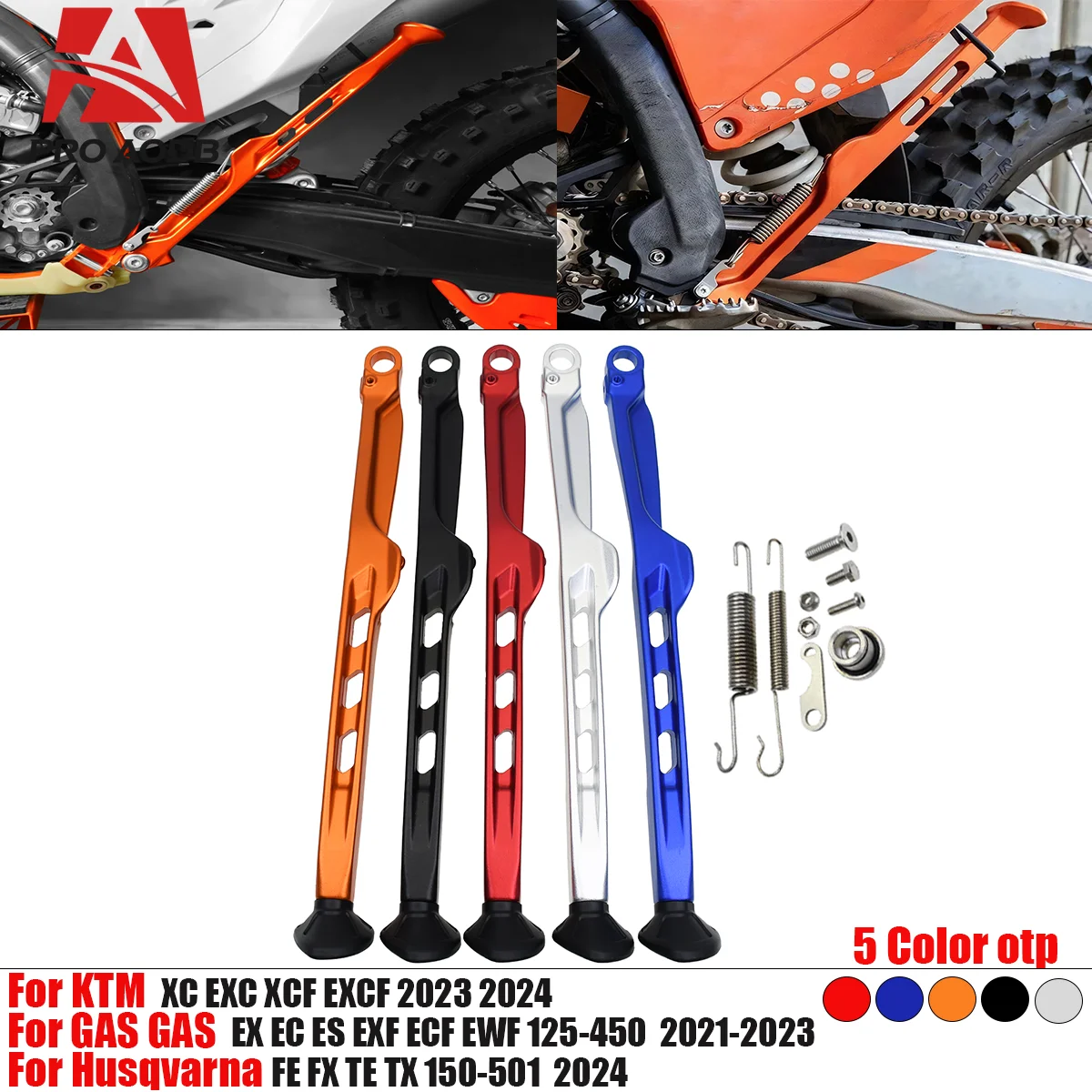 

Durable Motocross Side Stand and Kickstand Spring For KTM EXC EXCF XCW XCF-W XC XCF 125 150 250 300 350 450 2023 2024 Enduro