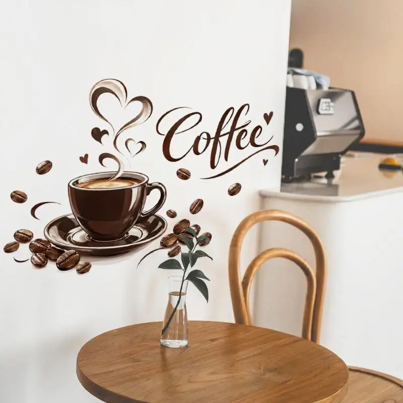 Self-Adhesive Kitchen Wall Decor Creative Art Wall Sticker for Farmhouse Style Home Cafe Wall Decoration