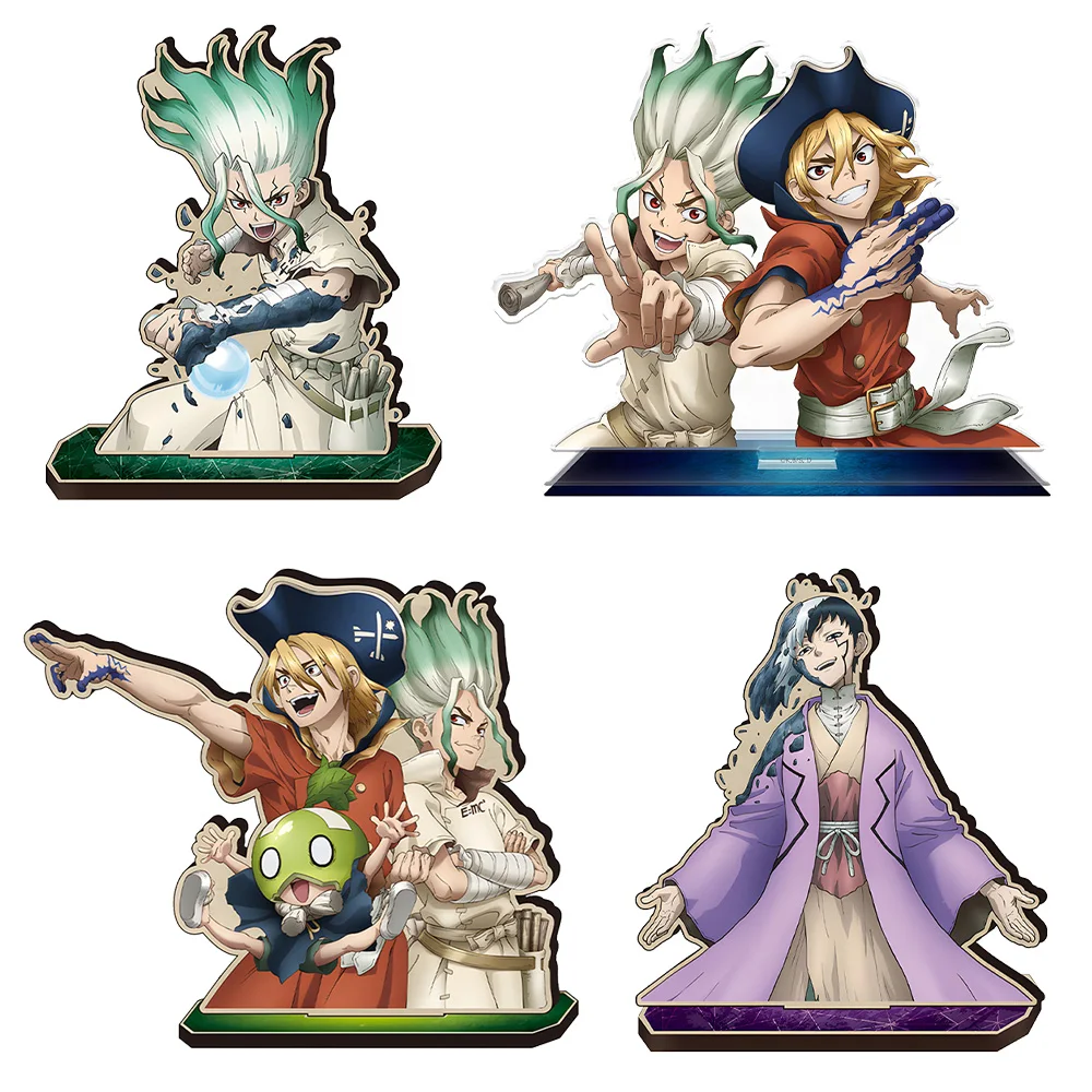 Dr.STONE NEW character Senku Ishigami Ryusui Nanami Gen Asagiri Anime Toy figures BIG Acrylic stand holiday gift deskornament