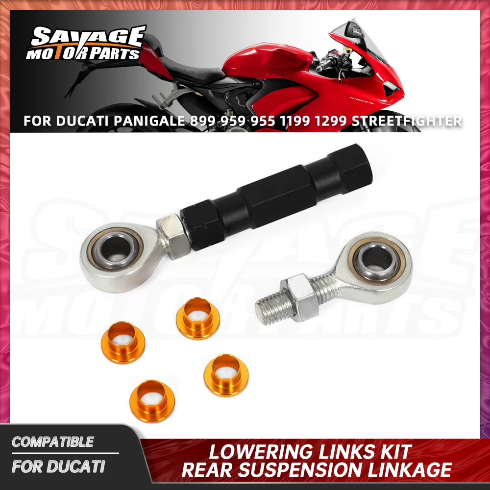 

Комплект рычагов занижения 955 V2 для Ducati Panigale 899 959 1199 1299 Streetfighter 955 V2, рычаги задней подвески для занижения