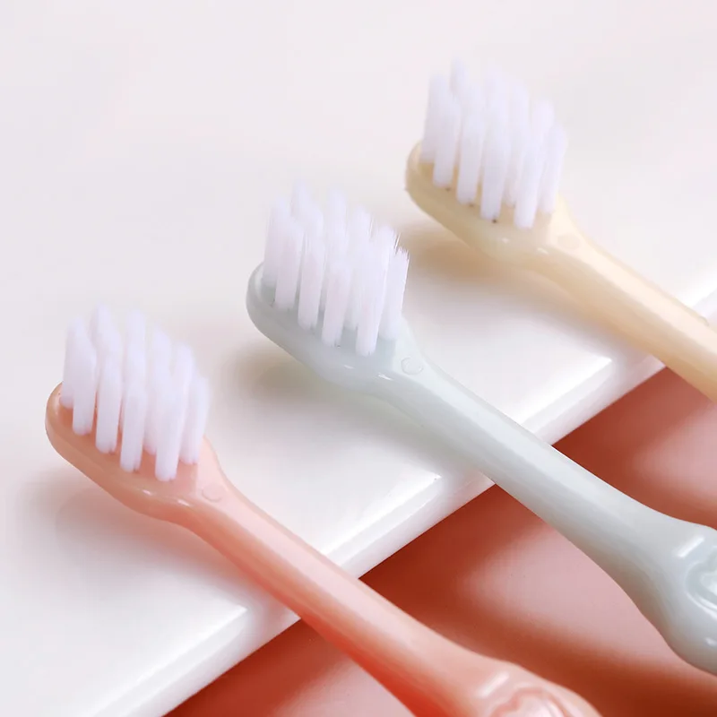 3-5 Years Old Pineapple Duck Children\'s Toothbrush Feather Soft Filament Soft Bristle Toothbrush Cartoon Baby Toothbrush