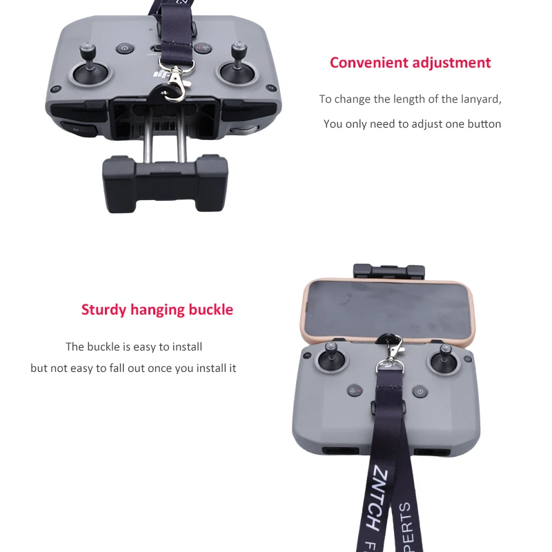 Neck Strap Bracket (Lanyard) Combo for DJI Mavic Air 2,/2S/DJI Mini 2 /mini 3 4/Mavic 3 RC N1/N2 pro Drone