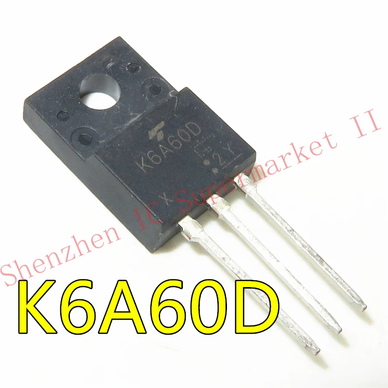 

New and original K6A60D TK6A60D TO-220F 600V 6A in stock