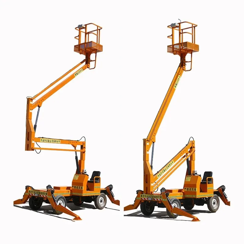 10/12/14meter Articulated Boom Lift, Electric Hydraulic Lifting Platform That Can Rotate 360 ​​degrees Customize