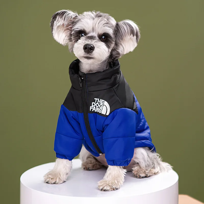 Luxury Dog Jacket Coat Winter Warm Dog Clothes Windproof Puppy Jacket Soft Cat Down Jacket Pet Padded Coat Chihuahua Pet Outfits