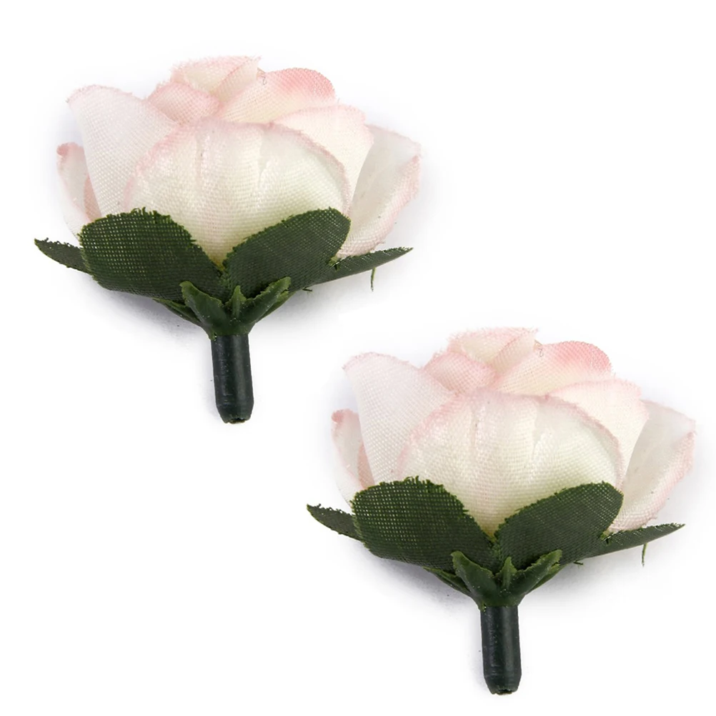 

30 Pcs Simulation Rose Head for Wedding 3cm Flower Artificial Silk Decoration Roses