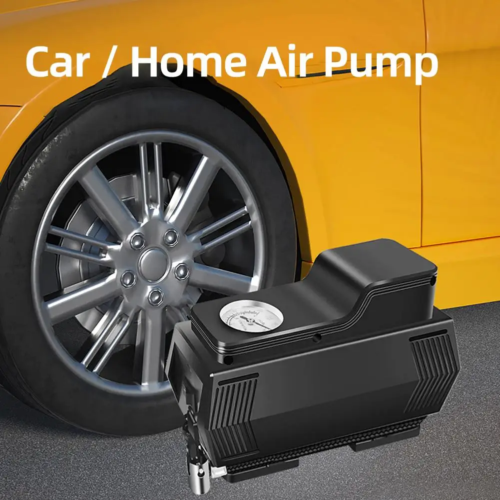 Air Pump Safe Mini Tire Air Refill 12V 120W 300PSI Automobile Tyre Inflator Pump Air Compressor for Vehicle