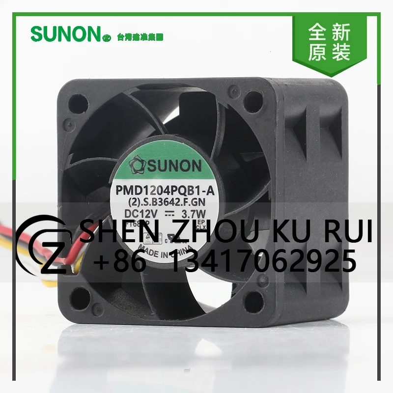 

Оригинальный Sunon DC 12 В PMD1204PQB1-A 3,7 Вт AC EC 4 см серверный двойной шаровой переключатель бесшумный четырехпроводной охлаждающий вентилятор 4028 40X40X28M