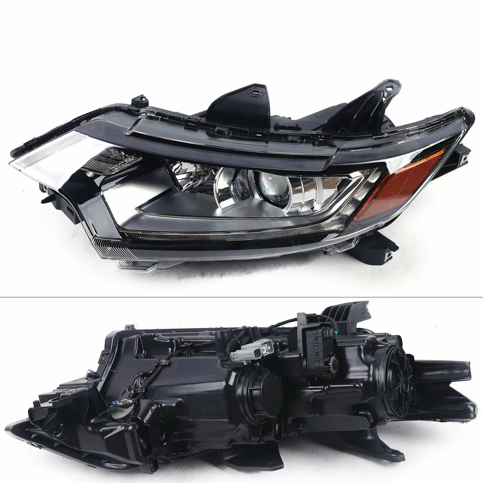 

For 2016-2020 Mitsubishi Outlander 1 Pair Clear Lens Headlights Lamps Left+Right