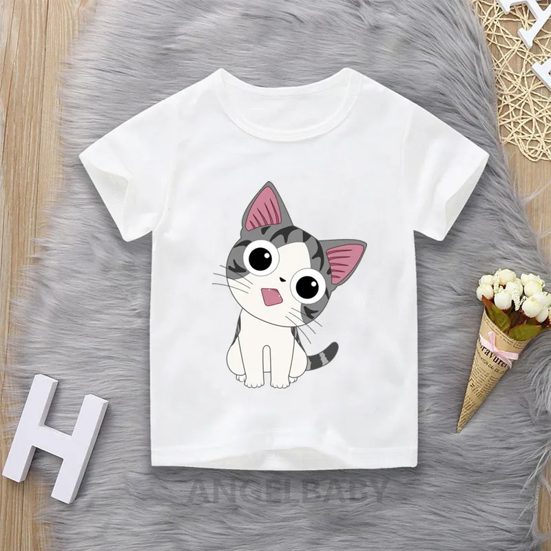 

Chi's Sweet Home Kawaii Cat Cartoon Kids T shirt Summer Cute Girls Tops Baby Boys Clothes Funny Children Short Sleeve T-shirt