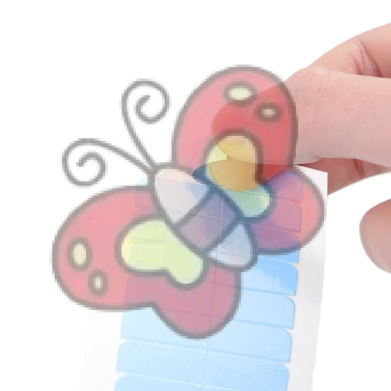 5Pcs Hair Extension Tape Tabs Double Sided Adhesive Strong Waterproof Traceless Replacement Scraper for Extension Toupee