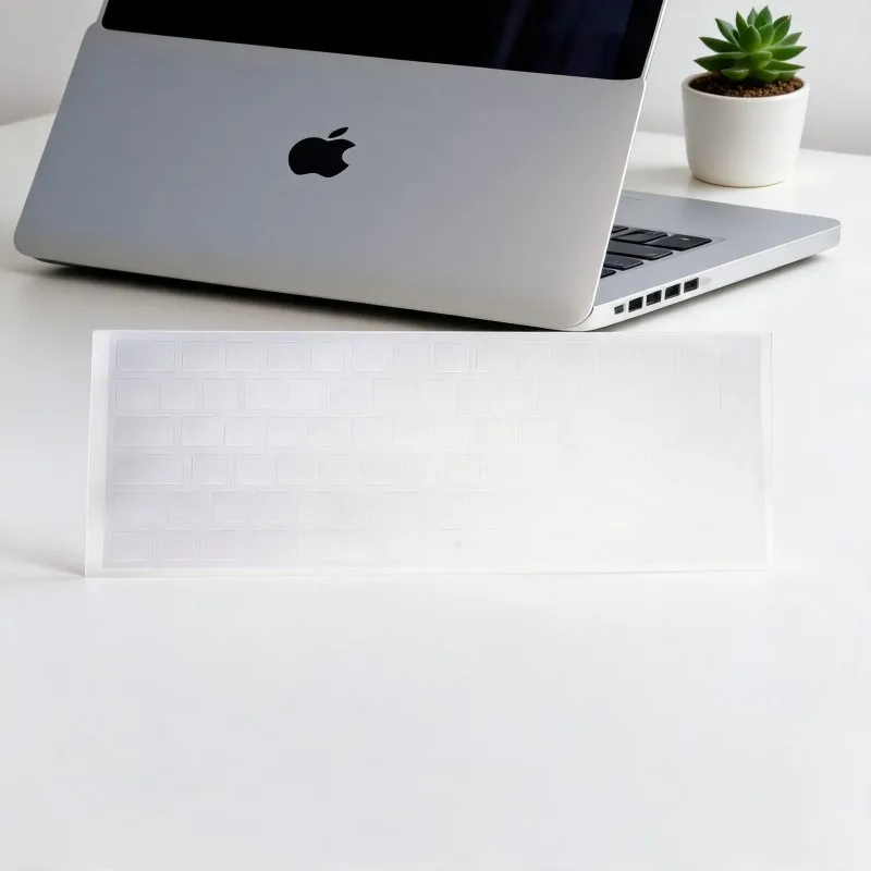 Transparente Matte Tastaturaufkleber für MacBook US QWERTY Leere Tastenkappen-Etiketten Aufkleber Schutz Ersatz-Tastaturaufkleber