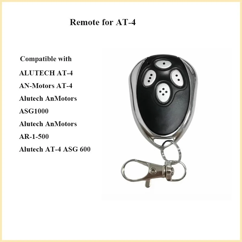 Puerta de Control remoto Alutech AT-4 piezas AN-Motors AT-4 ASG1000 AT4 AT 4, barrera de llavero de 433MHz, código rodante para garaje, 30 AR-1-500