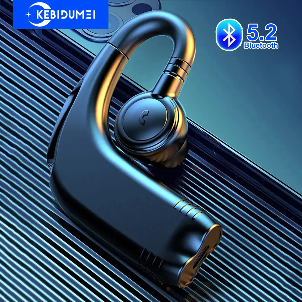 

Ear Hook Headphones Bluetooth 5.2 Headsets TWS Wireless Headphones HiFi Stereo Noise Reduction Earphones for Xiaomi iPhone