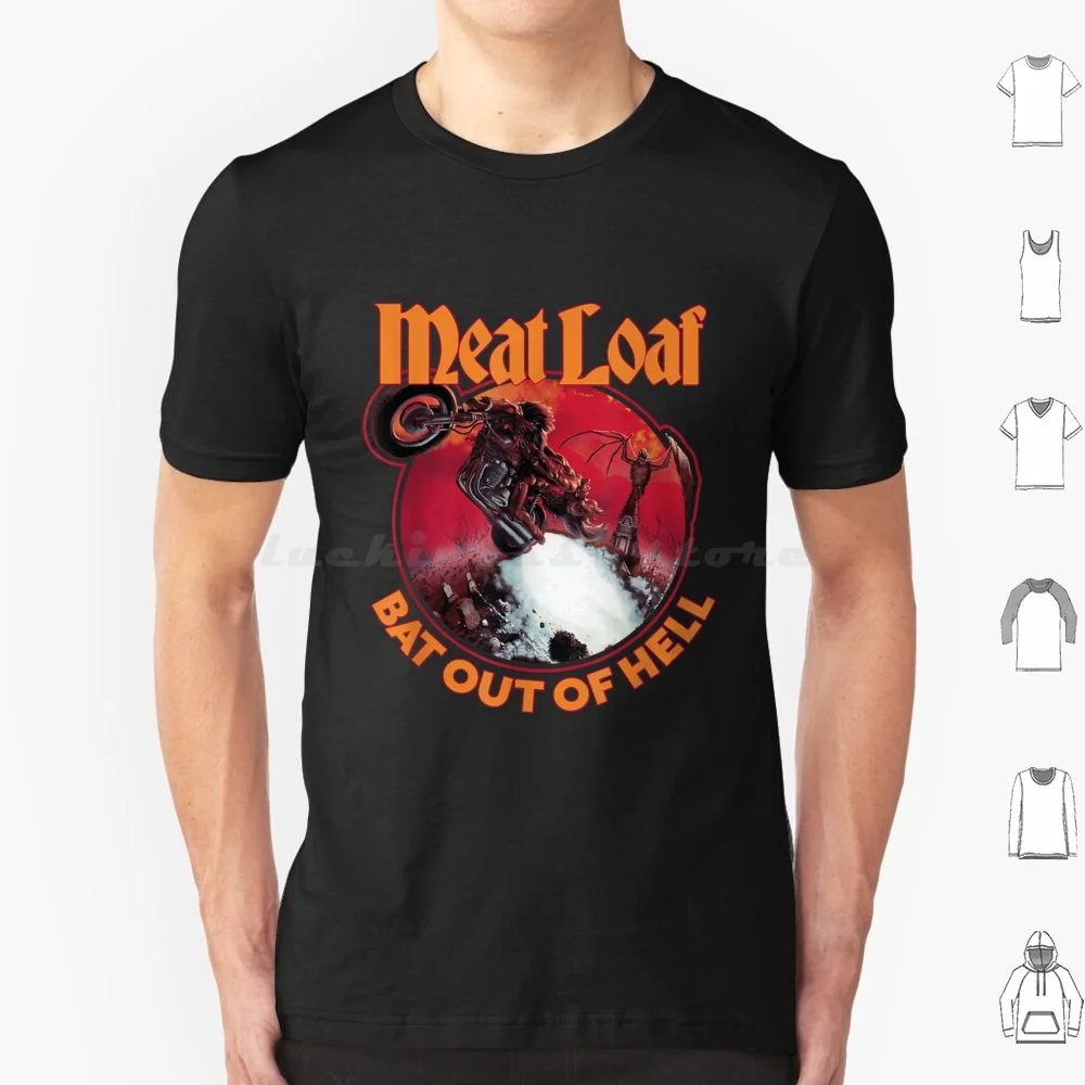 Hellmeat T Shirt Cotton Men Women DIY Print Bat Out Hell Meat Loaf