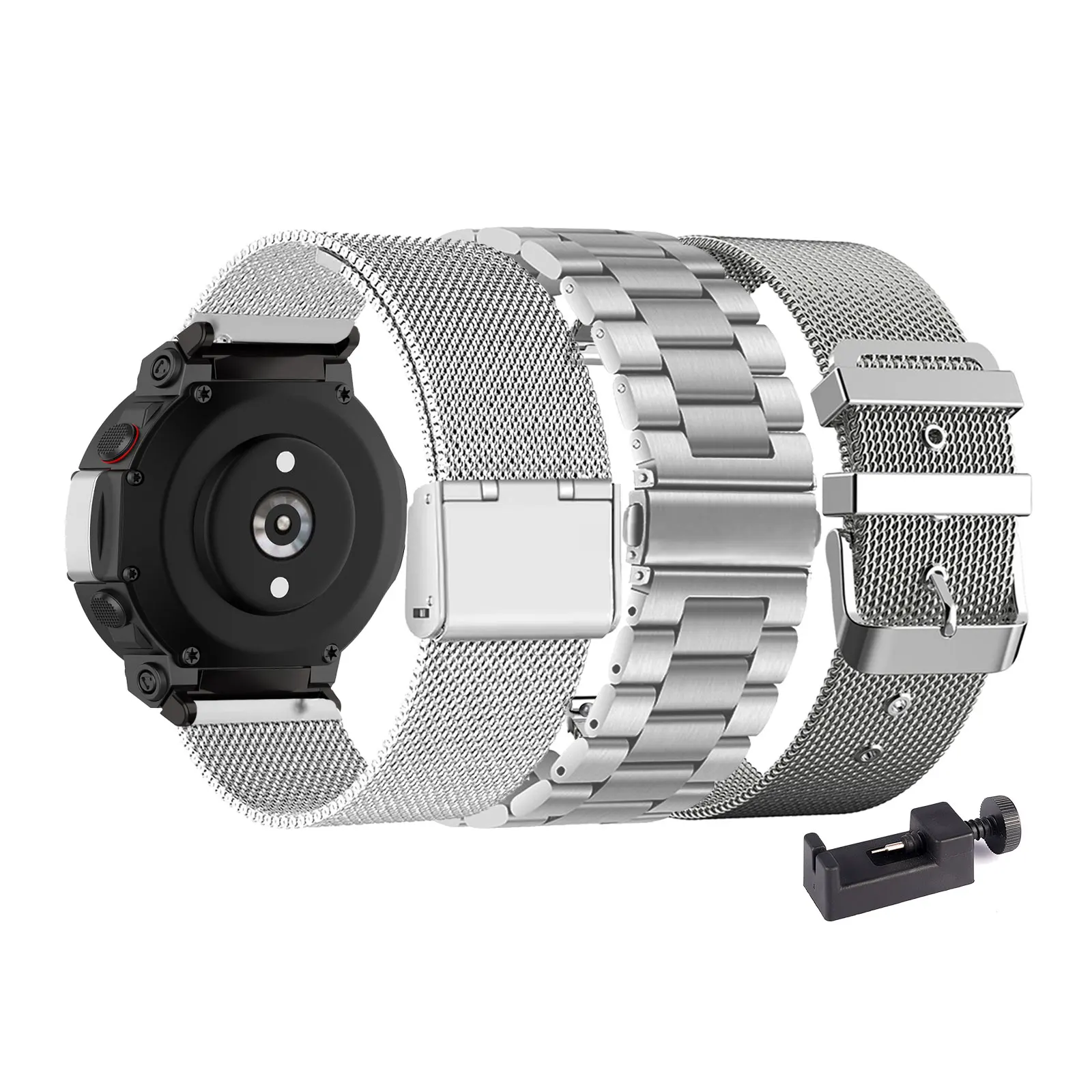 

3 металлических ремешка для Amazfit T-Rex/T-Rex Pro/T-Rex 2/T-Rex Ultra для мужчин и женщин