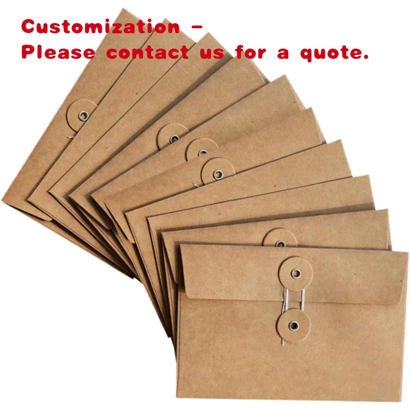 

Изготовленная на заказ упаковка с принтом из крафт-бумаги, почтовая картоновая сумка-конверт, папка, сумка для файлов