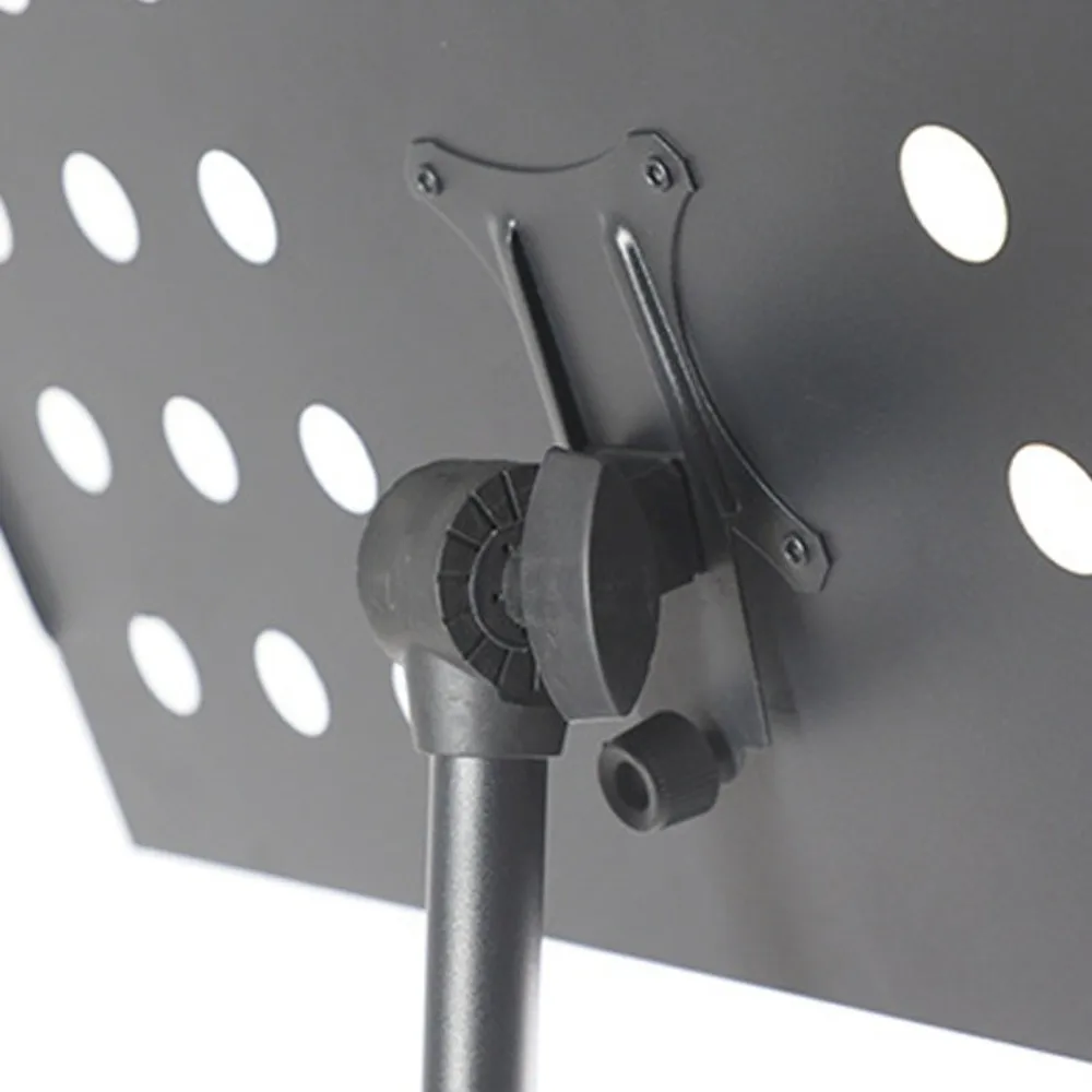 Adjustable Height Music Stand Book Holder Portable Retractable Sheet Music Stand Detachable Metal Music Score Tripod Stand