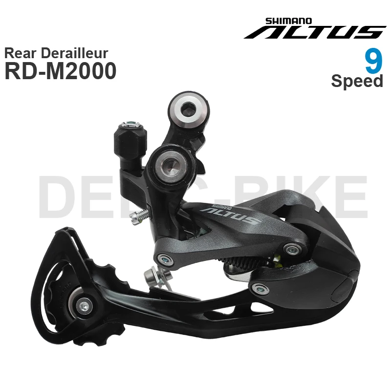 Grupa osprzętu SHIMANO ALIVIO M3100 3x9 z przerzutkami SL-M3100, tylnej przerzutki RD-M2000, łańcuchem HG200 CS, tarczą FC-MT0-3, oryginalna. — zdjęcie 6
