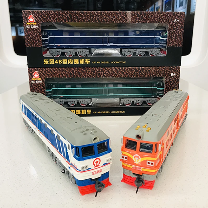 1/87 Scale Train Model Dongfeng 4b Electric Track Train Boy Toy Birthday Gift Nice Packing