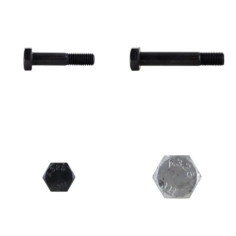 

Тяжелые шестигранные структурные болты 5/8-11 x 3 дюйма, упаковка из 25 штук — с простой отделкой, тип 1, подходят для строительства и сверхмощных применения