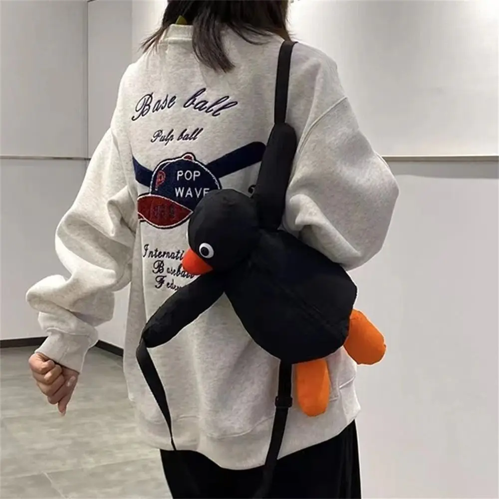 Cute Stuffed Animal Plush Backpack Cartoon Soft Toys Shoulder Bag Penguin Plush Backpack Penguin Plush Toy Penguin Plush Bag