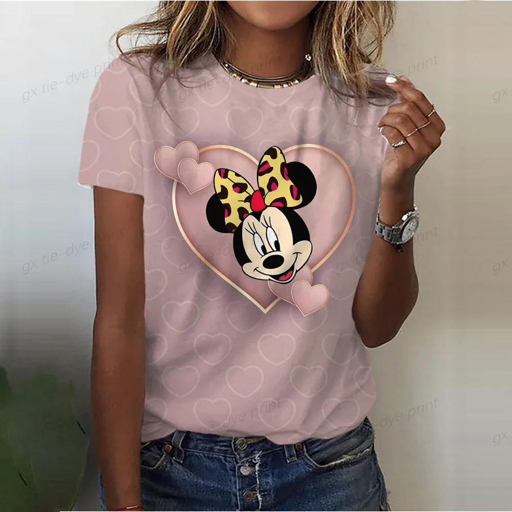 

Disney Kids Summer Cute Mickey Mouse 3d printed Kids T-shirt Boys Girls Casual Clothing Cartoon Quick Drying Breathable top