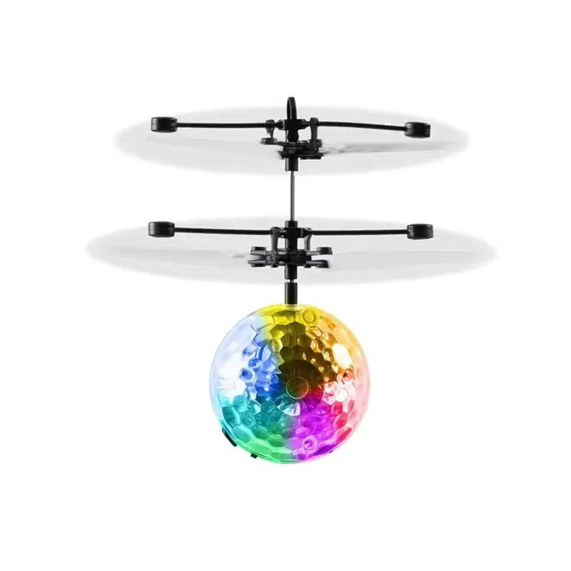 Led Light Suspension Crystal Ball induzione a infrarossi RC Gesture Control giocattoli luminosi colorati regalo unico per i bambini