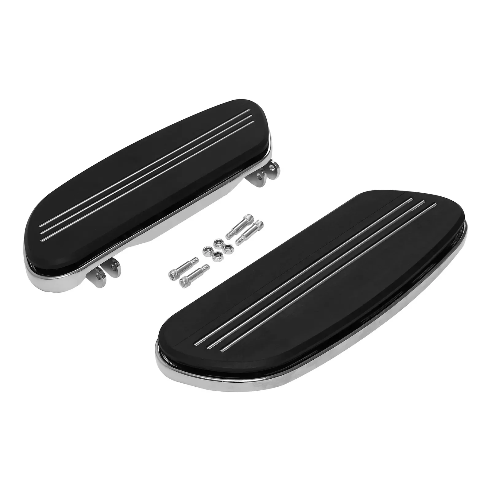 Motorcycle Driver Footboard Floorboard Kit For Harley Touring Street Glide Electra Road Glide 1986-2024