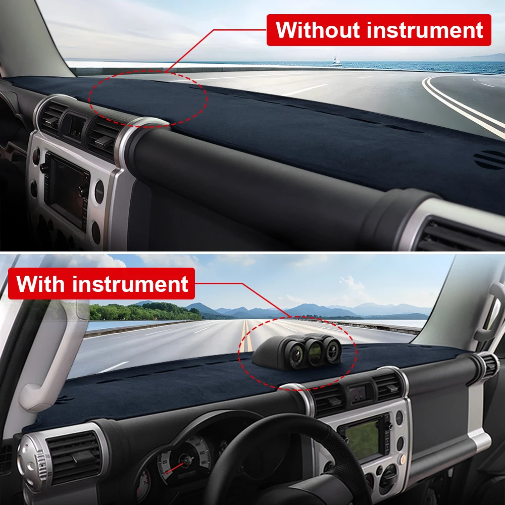 For Toyota FJ Cruiser 2006-2012 2013 2014 2015 2016 2017 2018 2019 2020 2021 2022 2023 Car Dashboard Sun Shade Cover Accessories