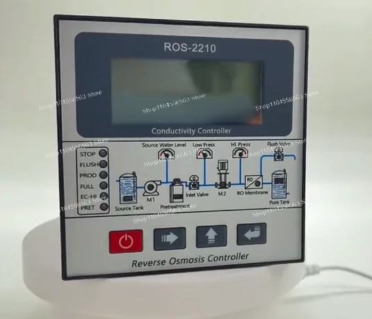 

RO Program Controller PLC Reverse Osmosis Conductivity Meter EC Sensor Conductivity Control ROS-2210 (English Version)