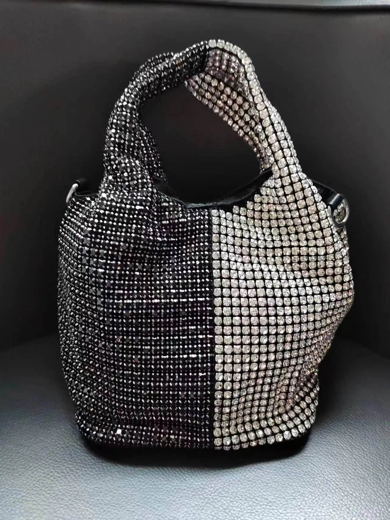 2024 Luxury Unique Novelty Basket Diomand Encrusted Purse Handbag Bosas SAC A MAIN HAND BAG BLING