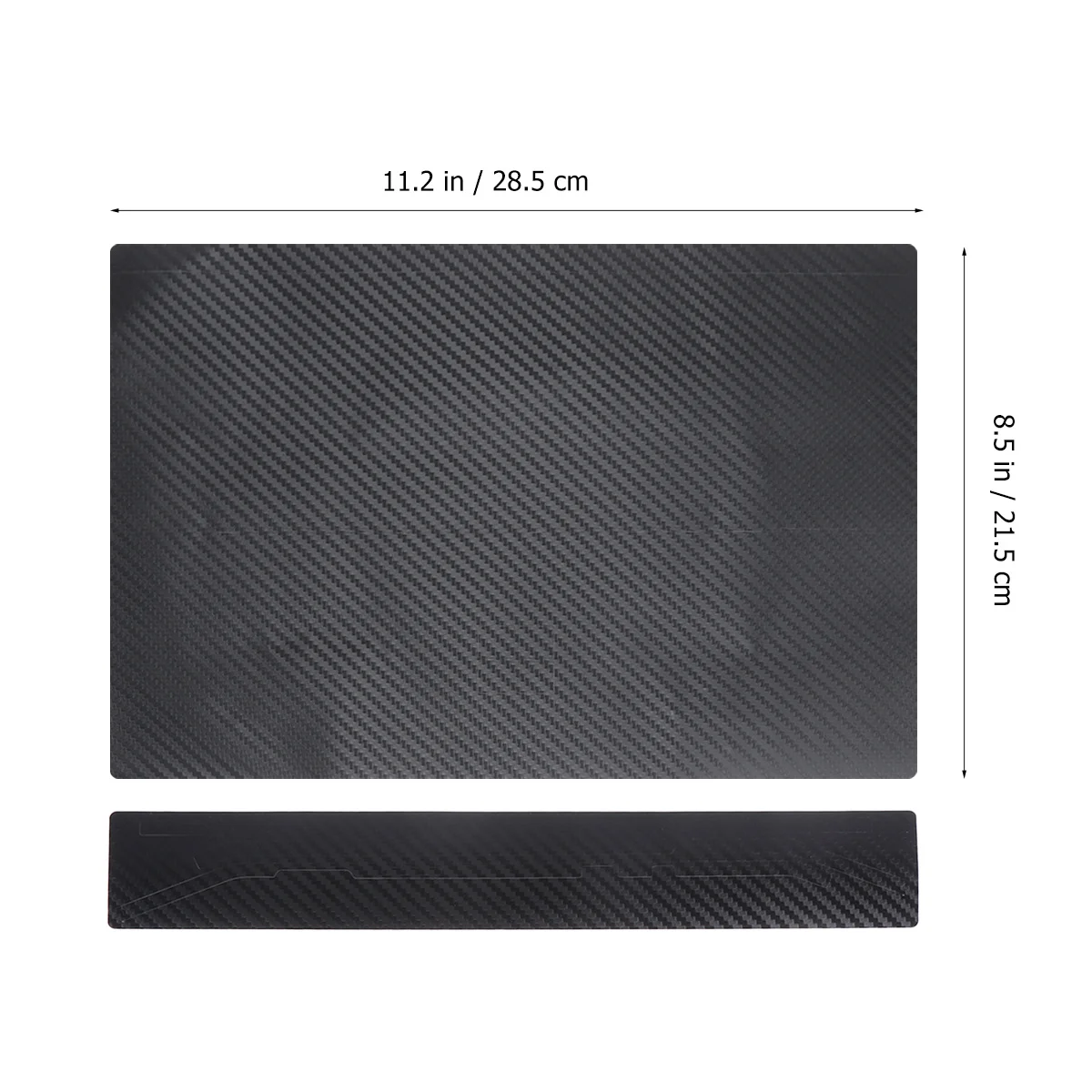 

Carbon Fiber Sticker Black Durable Scratch-Resistant DIY Wrap for Pro6 Laptop Self-Adhesive Notebook Computer