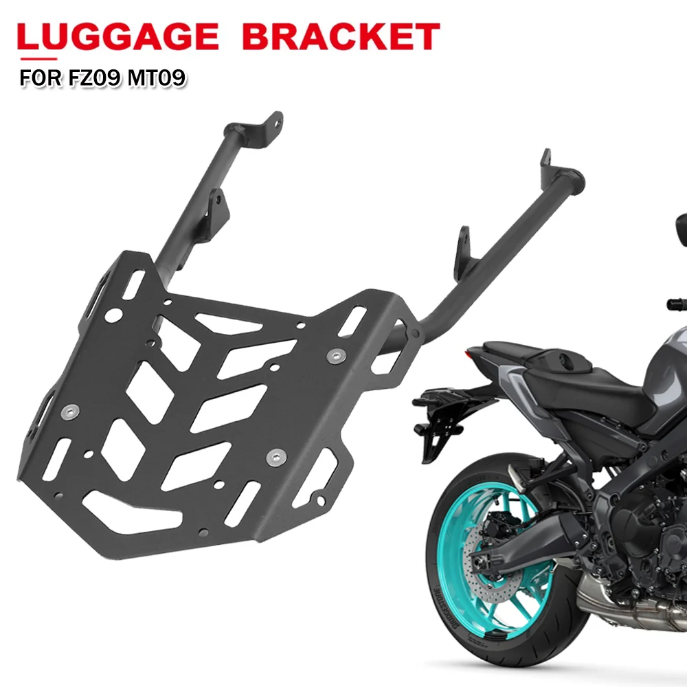 

For Yamaha MT09 MT-09 MT 09 SP FZ09 FZ-09 2021-2024 Motorcycle Rear Carrier Luggage Rack Top Box Holder Top Case Support Bracket