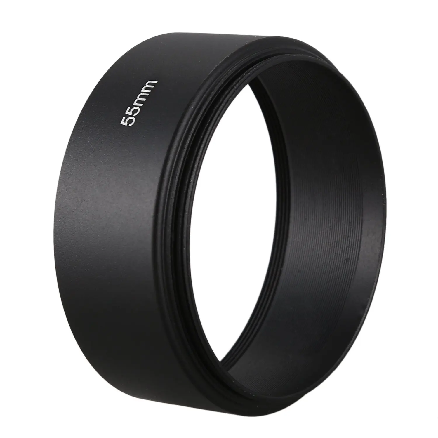 55 mm standaard metalen zonnekap voor Canon Nikon Pentax Sony Olympus