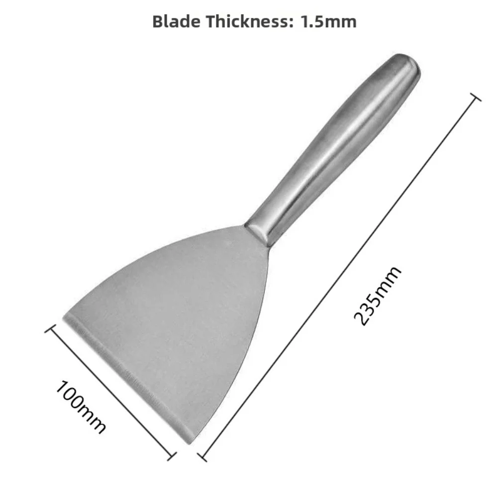 1pc 2/3/4/5/6 Inch Stainless Steel Scrape Multi-Size Spatula For Paint And Wall Repair Household And Industrial Cleaning Tools