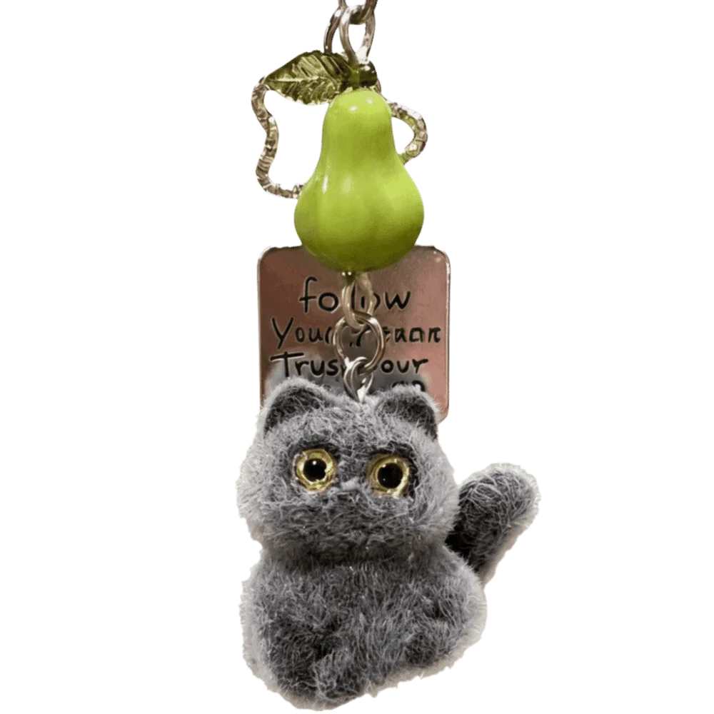 Y2K Deer Pendant Keychain Fashion Handmade Little Deer Key Ring Cute Delicate Animals Pendant Key Chain Women