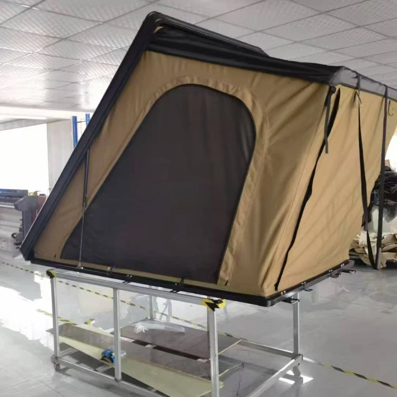

Lightweight Alloy Hardtop Large Space Rooftop Tent Folding Luggage Rack Roof Top Frame Cross-Country Self-Driving Camping