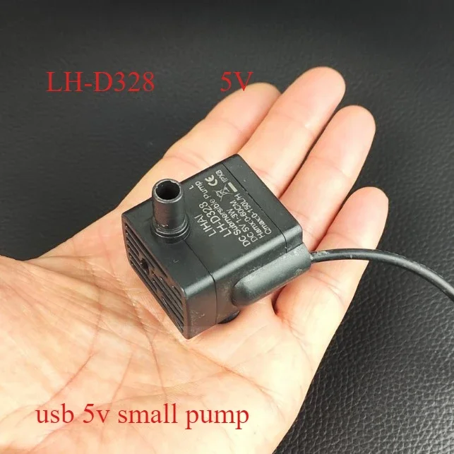 

USB DC Всасывающий насос Диспенсер для воды для домашних животных Увлажнитель Гидропонный аквариум Кислородная фильтрация Циркуляция Всасывание Бесшумный 5 В